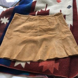 Forever 21 suede skirt
